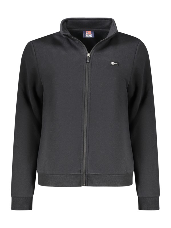 HANORAC NEGRU CU FERMOAR PENTRU DAMĂ, NORVEGIA 1963