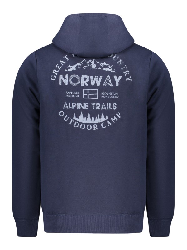 HANORAC BĂRBĂTEȘTE ALBASTRU CU FERMOAR NORVEGIA 1963