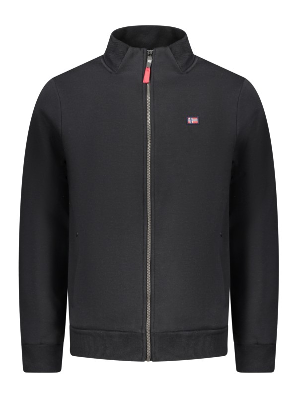 HANORAC NEGRU CU FERMOAR PENTRU BĂRBĂTEȘTI, NORVEGIA 1963