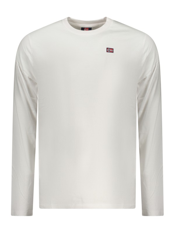 TRICOU BĂRBĂTEȘTE CU MÂNECĂ LUNGĂ NORVEGIA 1963 ALB