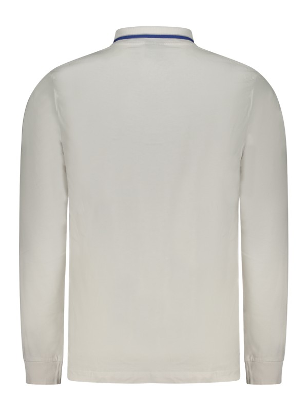 TRICOU POLO BĂRBĂTEȘTI CU MÂNECĂ LUNGĂ NORVEGIA 1963 ALB