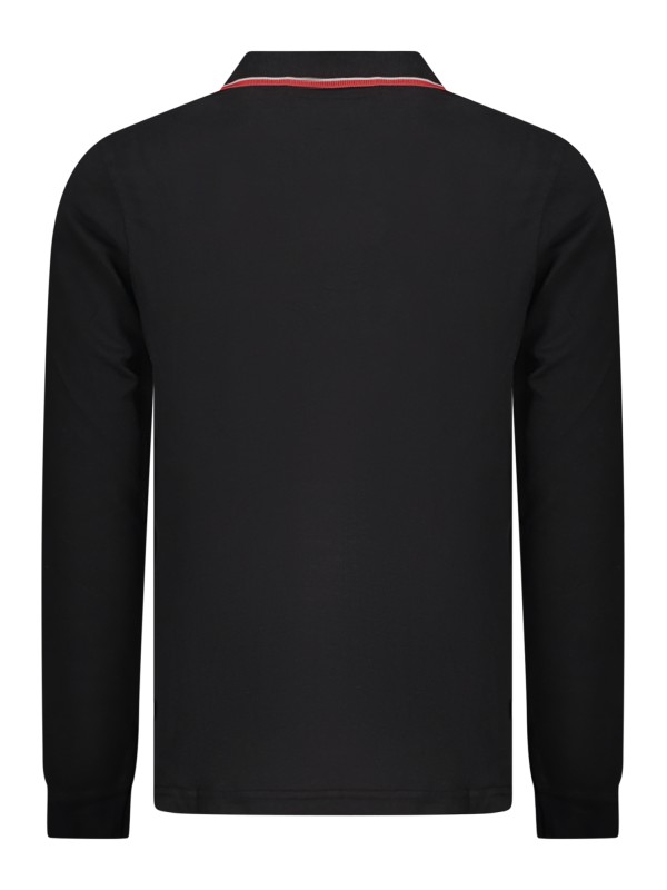 TRICOU POLO BĂRBĂTEȘTI CU MÂNECĂ LUNGĂ, NORVEGIA 1963, NEGRU