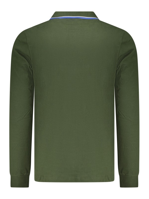 TRICOU POLO BĂRBĂTEȘTI CU MÂNECĂ LUNGĂ, NORVEGIA 1963, VERDE