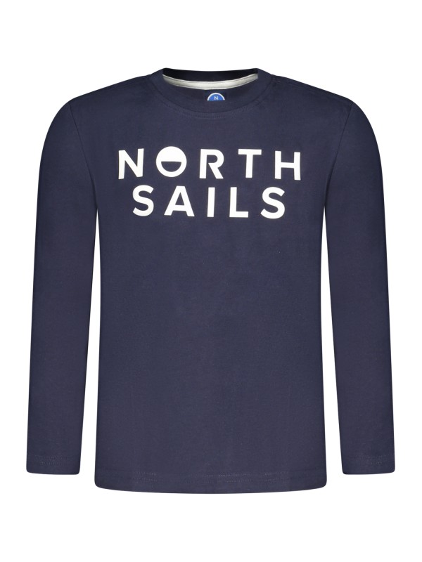 Tricou cu mânecă lungă North Sails pentru copii, albastru