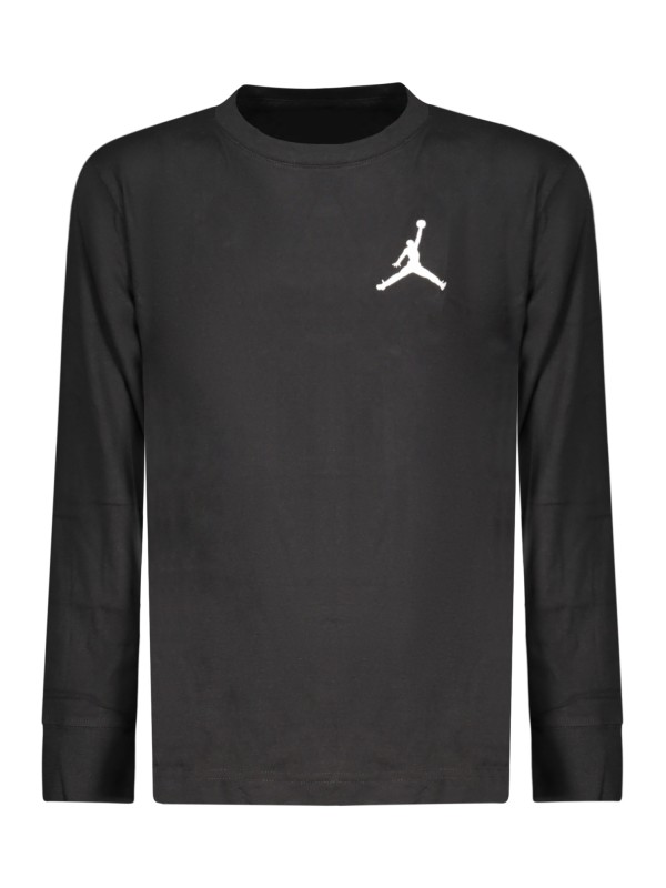 TRICOU JORDAN CU MÂNECĂ LUNGĂ PENTRU COPII, NEGRU