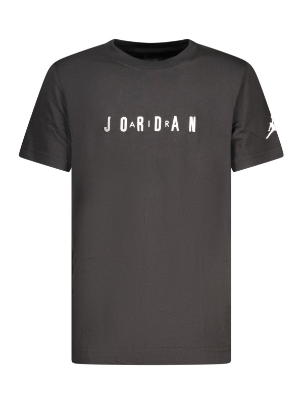 TRICOU JORDAN CU MÂNECĂ SCURTĂ PENTRU COPII, NEGRU