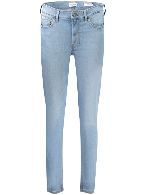 Blugi Guess Jeans Blugi de damă din denim, albaștri