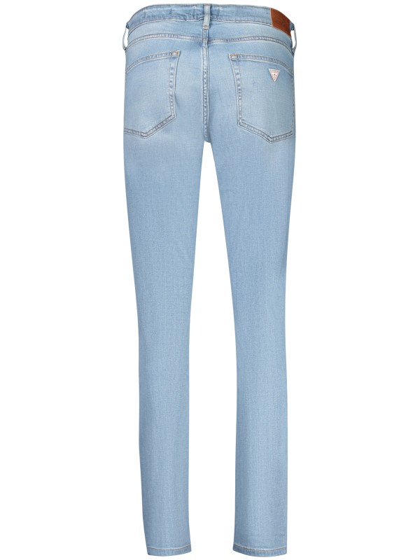 Blugi Guess Jeans Blugi de damă din denim, albaștri